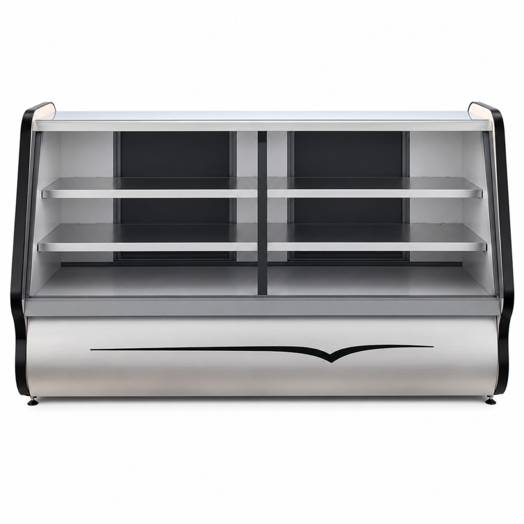 Balcão Refrigerado Ormifrio Toop BRT 180 1,80m 2 Pistas Frias Preto