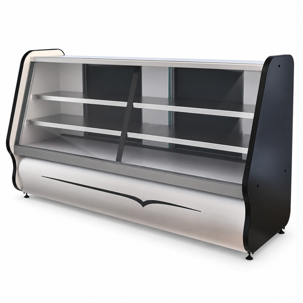 Balcão Refrigerado Ormifrio Toop BRT 180 1,80m 2 Pistas Frias Preto
