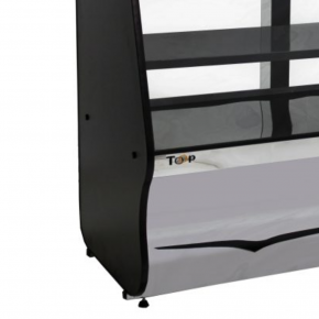 Balcão Vitrine Seco Ormifrio Toop BVT 120 1,20m Preto