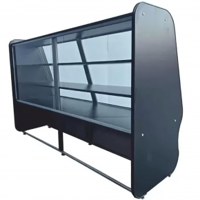 Balcão Vitrine Seco Ormifrio Toop BVT 180 1,80m Preto